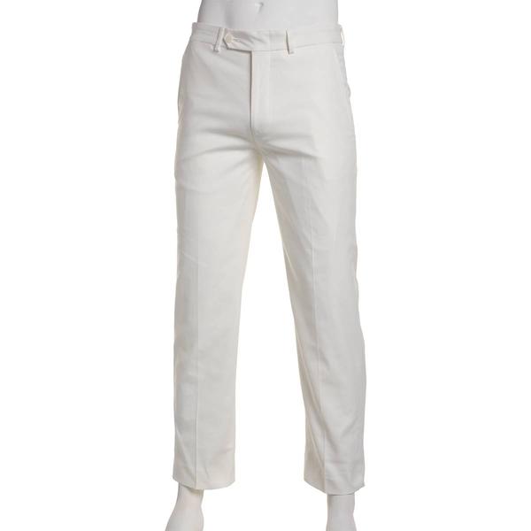 Mens Nautica(R) Poly Cotton Suit Pants White
