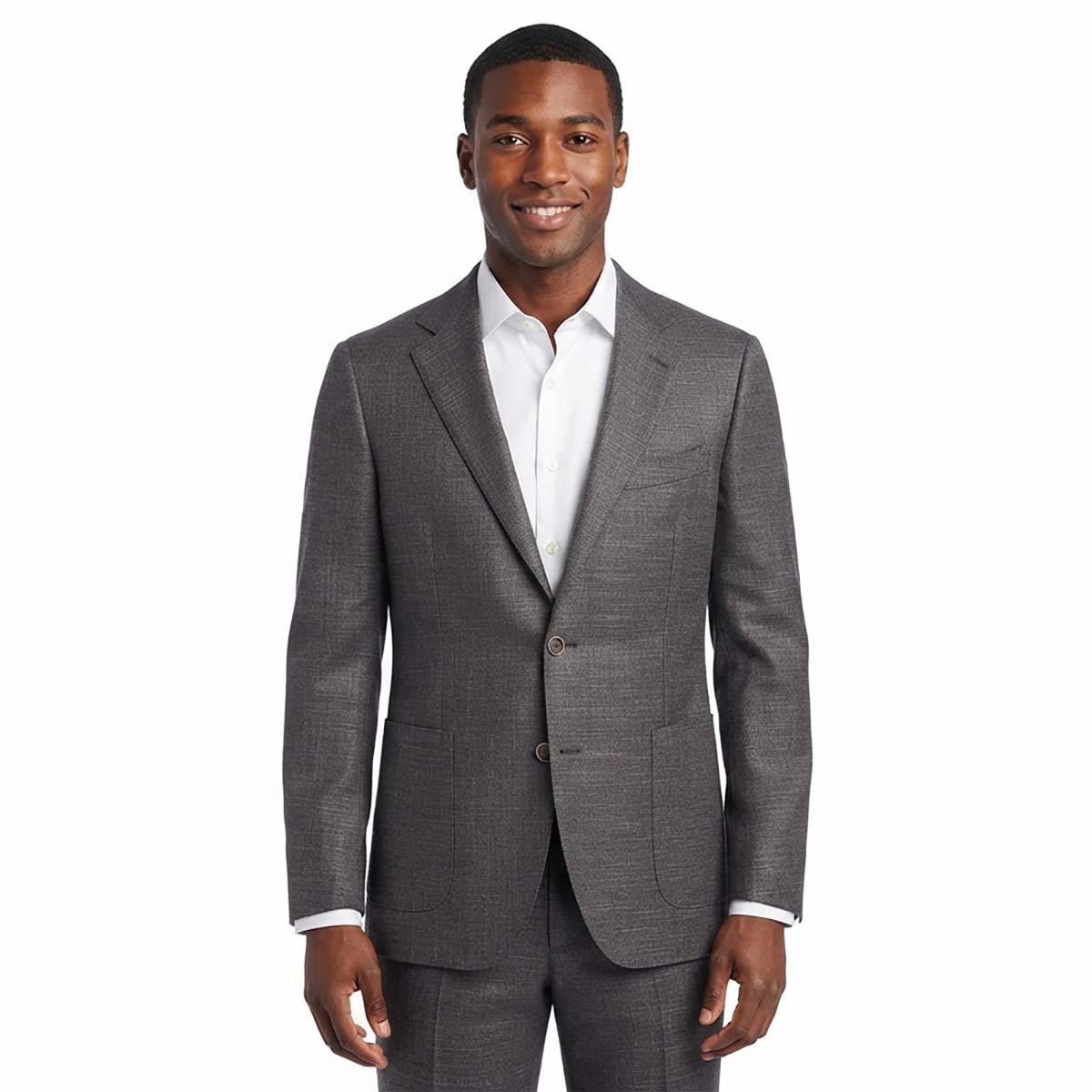 Nautica Men Modern-Fit Active Stretch Structure Weave Sport Coat - Grey