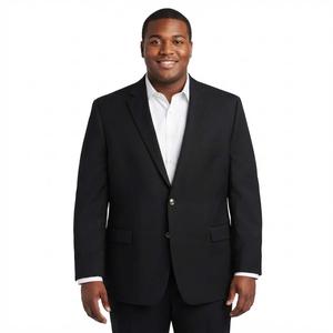 Mens Preswick & Moore(R) Portly Blazer - Black