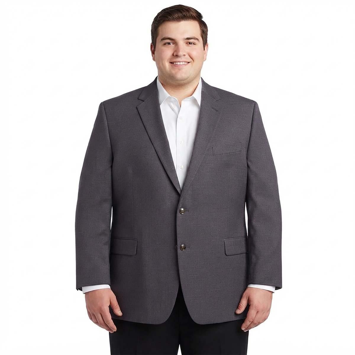 Mens Preswick & Moore(R) Portly Blazer - Grey