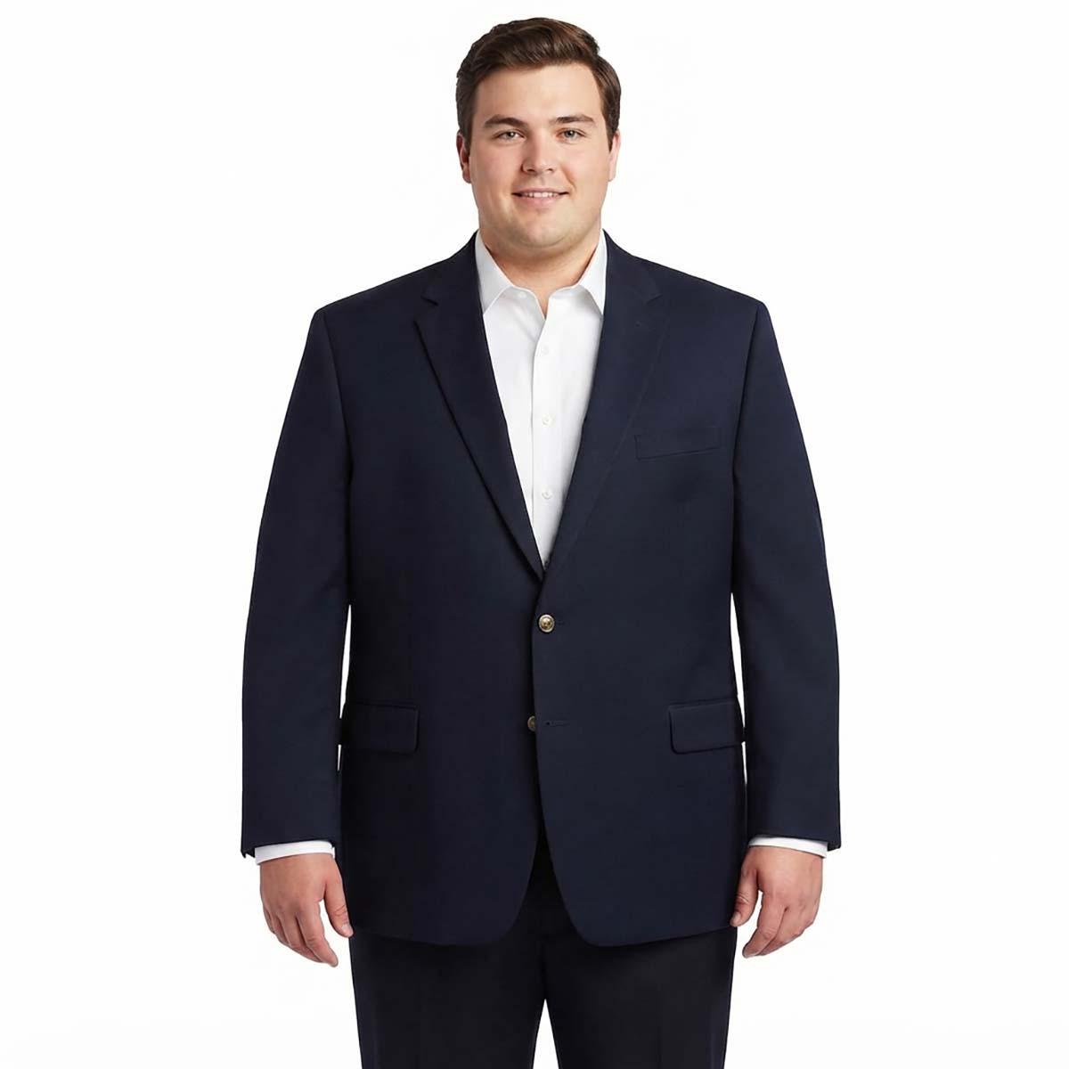 Mens Preswick & Moore(R) Portly Blazer - Navy