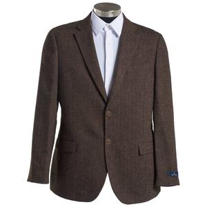 Mens Nautica(R) Herringbone Faux Lambswool Sport Coat - Brown