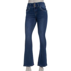 Juniors Gogo Jeans 3 Button Dreamcatcher High Rise Push Up Jeans