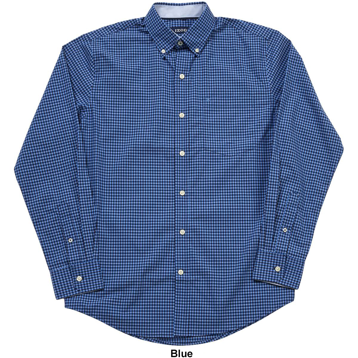 Mens IZOD(R) Performance Comfort Checkered Button Down