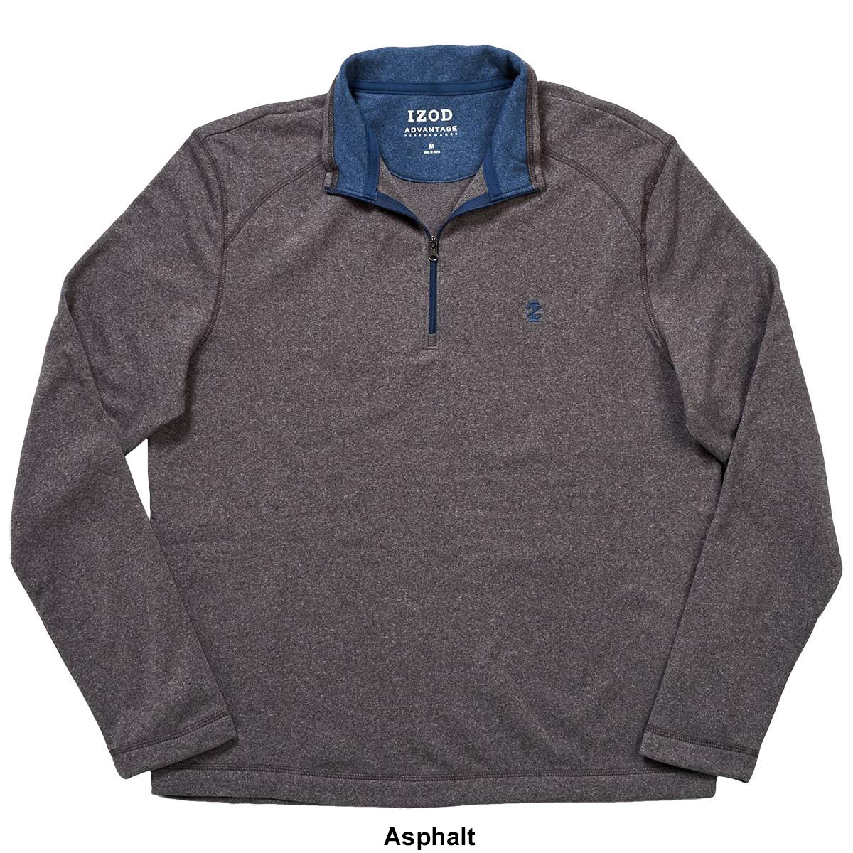 Mens IZOD(R) Dune Microfleece 1/4 Zip Sweater