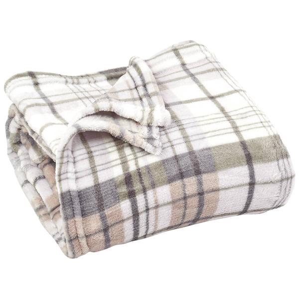 Ashley Cooper(tm) Cole Plaid Plush Throw alternate view