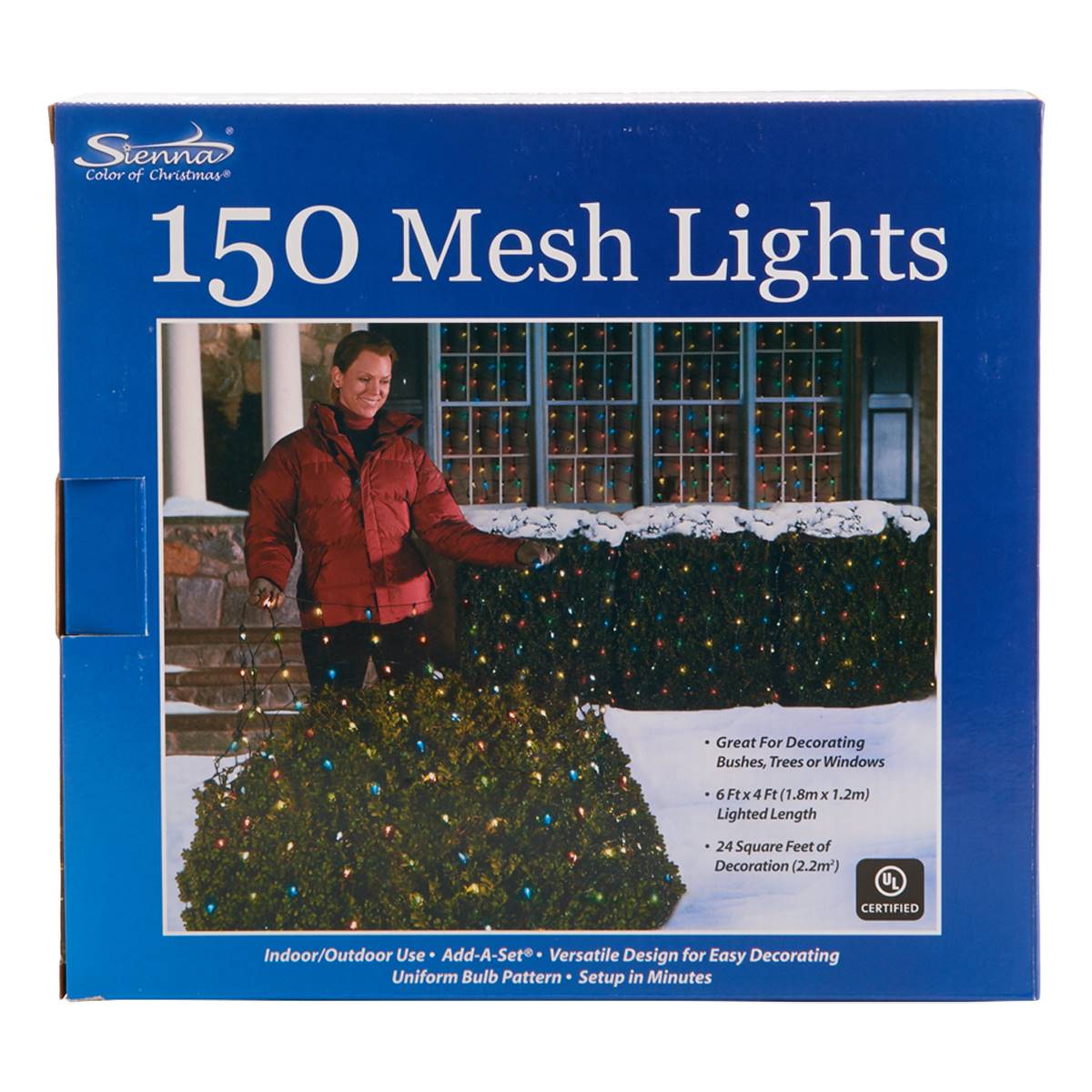 Sienna 4ft x 6ft 150 Multi Color Net Lights