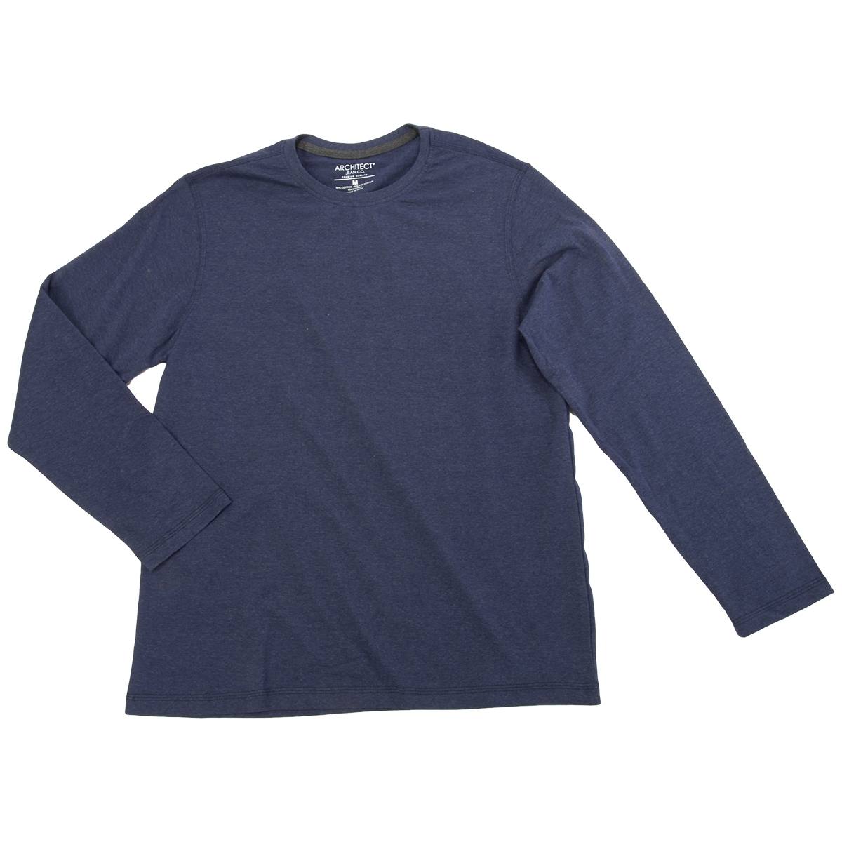 Young Mens Architect(R) Jean Co. Long Sleeve Crew Neck Tee
