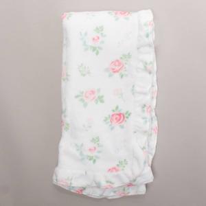 DreamKids Flower Ruffle Edge Baby Blanket