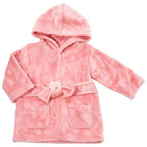 Baby Girl Little Celebrity(tm) Butterfly Print Robe W/Hood