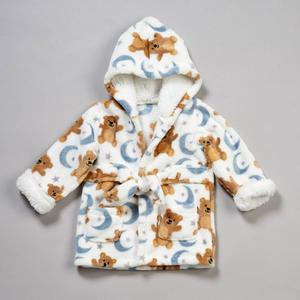Baby Boy Little Celebrity(tm) Bears & Moons Hooded Robe