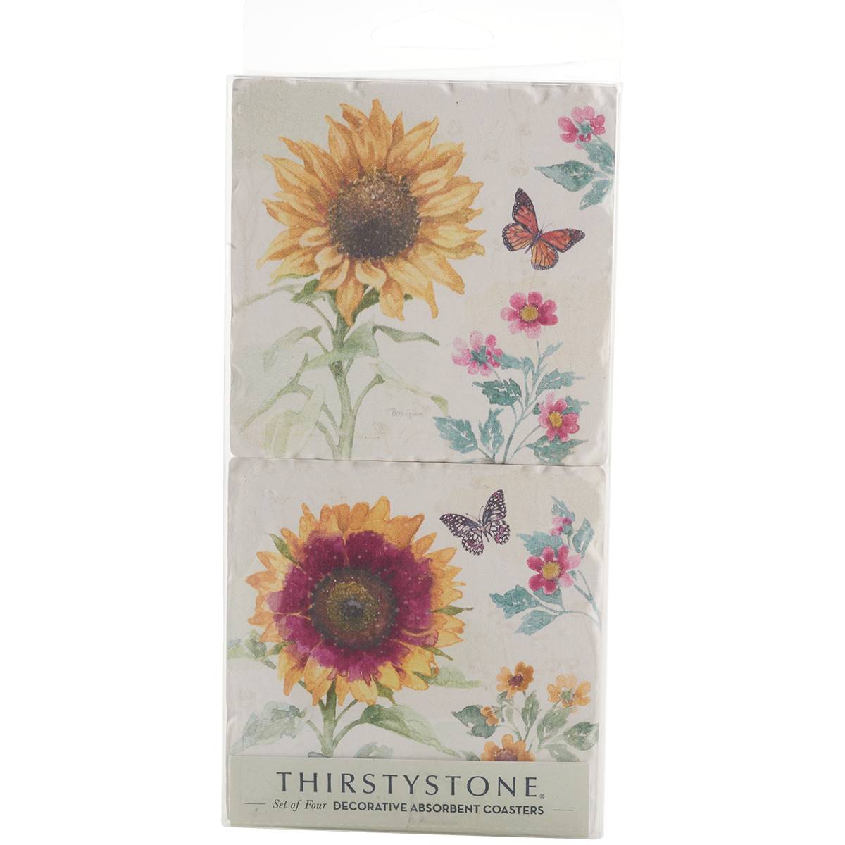 Thirstystone 4pk. Sunflower Splendid Coaster Set