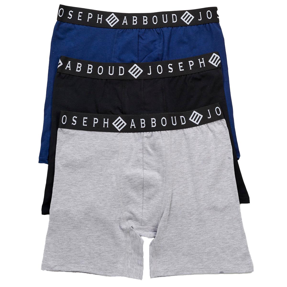 Mens Joseph Abboud 3pk. Cotton & Spandex Boxer Briefs