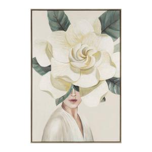 Artisan Home Lady Gardenia Canvas Wall Decor