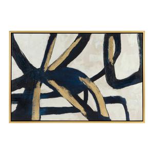 Artisan Home Golden Streets Abstract Canvas Wall Decor