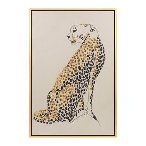 Artisan Home Gold Cheetah Canvas Wall Decor