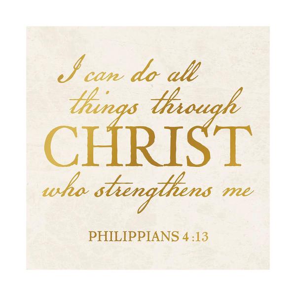 Artisan Home Philippians 4:13 Canvas Wall Decor