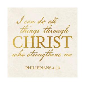 Artisan Home Philippians 4:13 Canvas Wall Decor