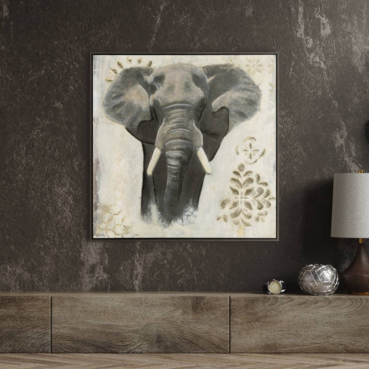 Artisan Home Wildlife II: The Elephant Canvas Wall Decor