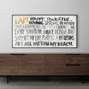 Artisan Home I Am Graffiti Canvas Wall Decor alternate view