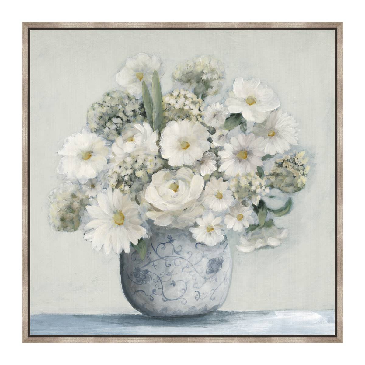 Artisan Home Ambar Floral Vase Canvas Wall Decor