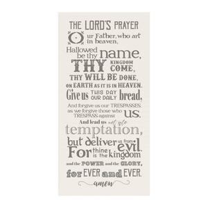 Artisan Home The Lord's Prayer Canvas Wall Decor