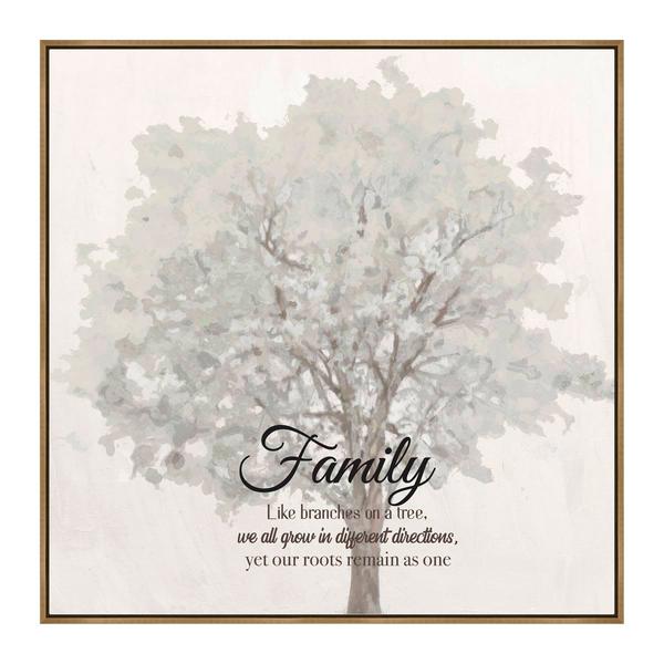 Artisan Home Family Tree Landscape Canvas Wall Decor