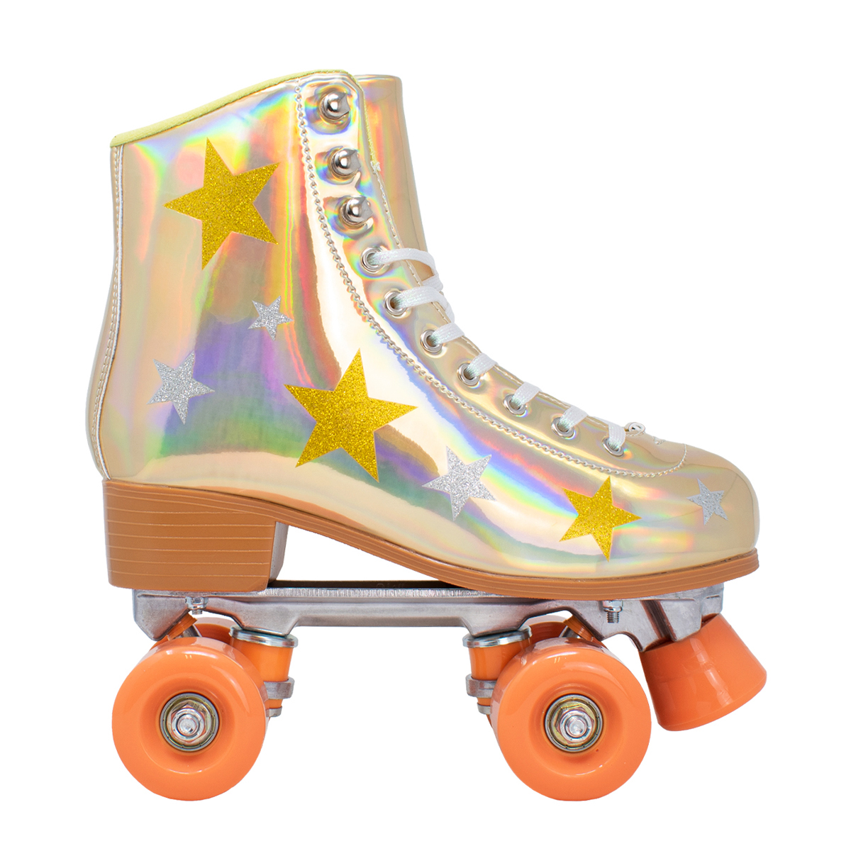 Womens Cosmic Skates Gold Star Roller Skates