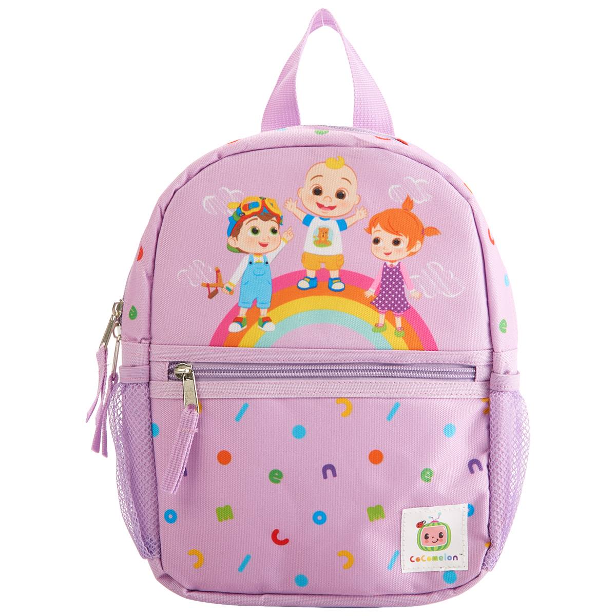 Toddler Girl CoComelon Rainbow Lilac Harness Backpack