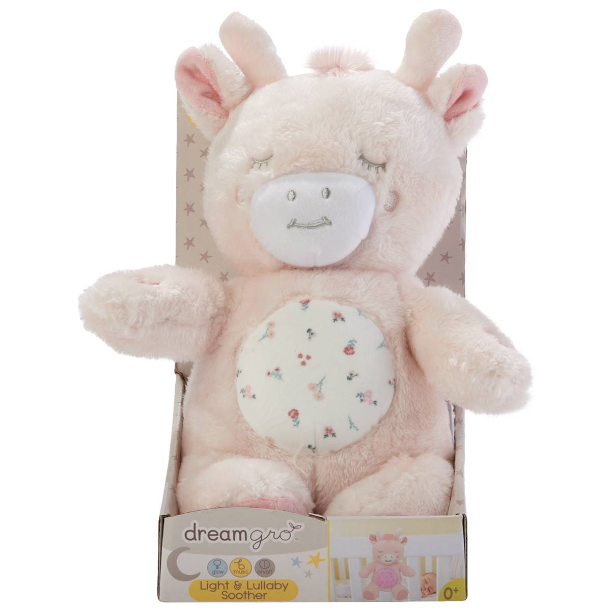 DreamGro(R) Plush Giraffe Light & Lullaby Soother