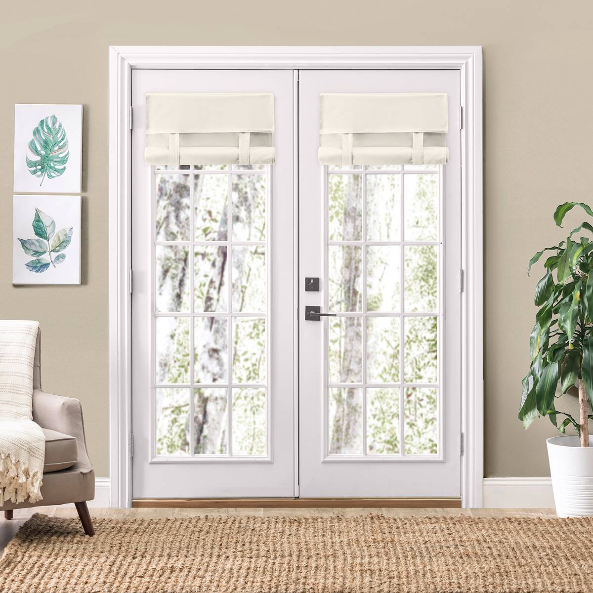 Camalay(R) French Door Harmony Cordless Shade