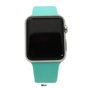 Womens Olivia Pratt(tm) Solid Silicone Apple Watch Band - 8812 alternate view