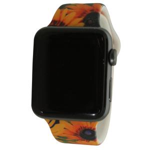 Womens Olivia Pratt(tm) Printed Apple Watch Band - 8844-REALDAISY