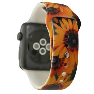 Womens Olivia Pratt(tm) Printed Apple Watch Band - 8844-REALDAISY alternate view