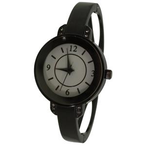 Womens Olivia Pratt(tm) Metallic Round Face Bangle Watch - A917946