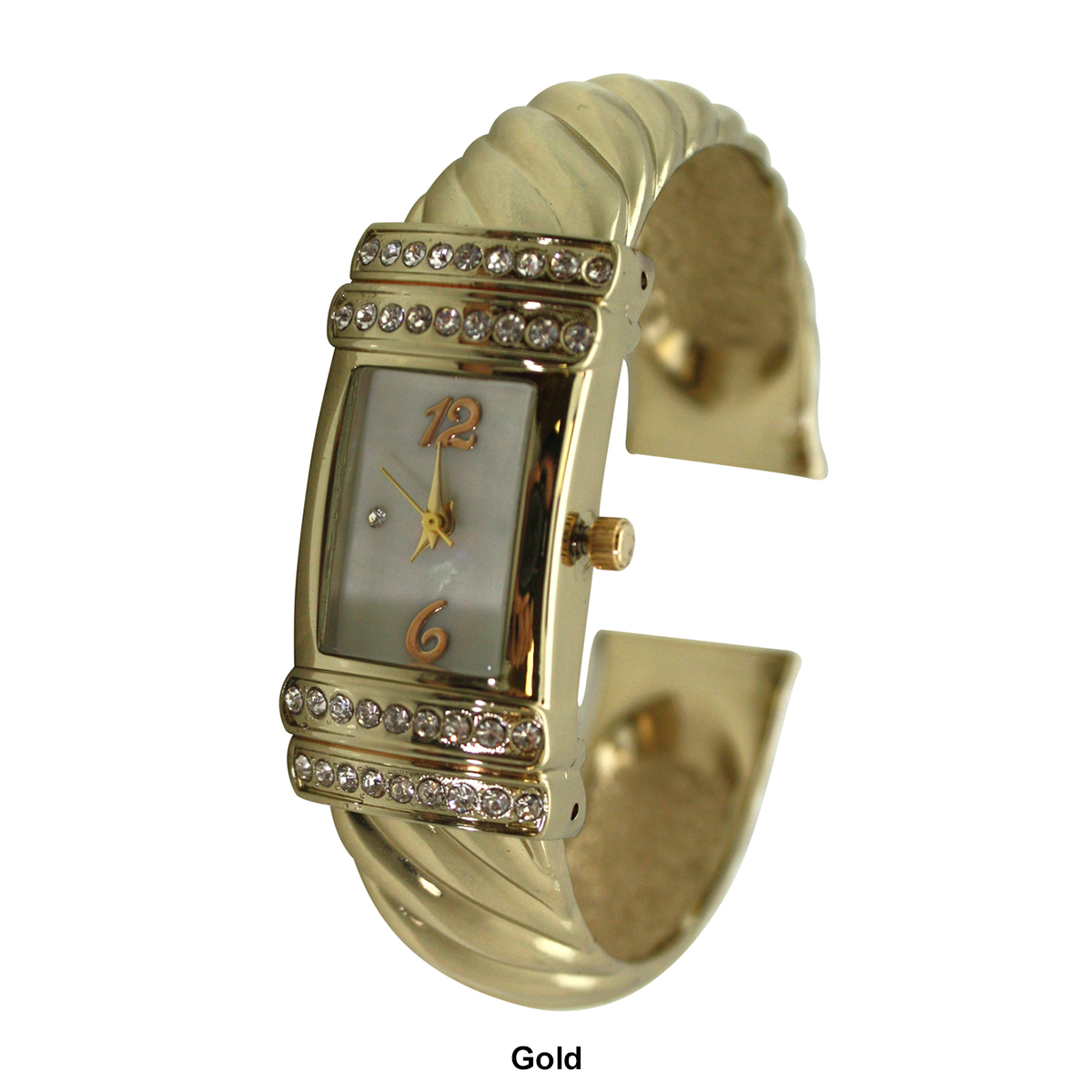 Womens Olivia Pratt(tm) Square Face Bangle Women Watch - A918308