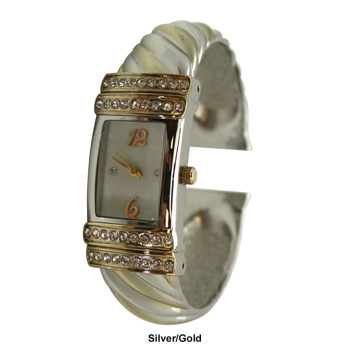 Womens Olivia Pratt(tm) Square Face Bangle Women Watch - A918308