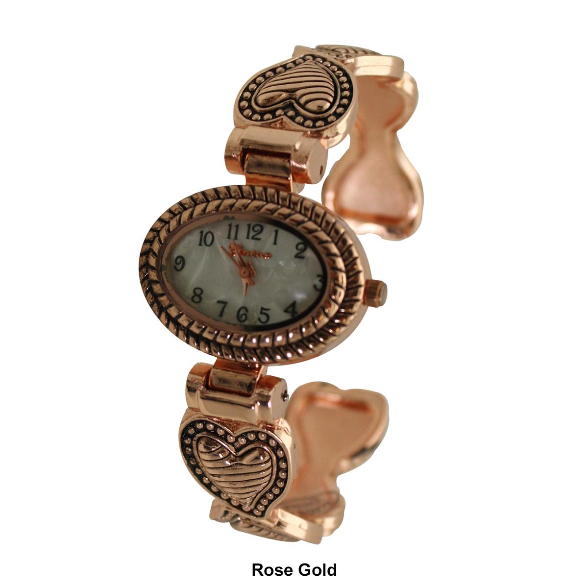 Womens Olivia Pratt(tm) Heart Details Bangle Women Watch - H10038