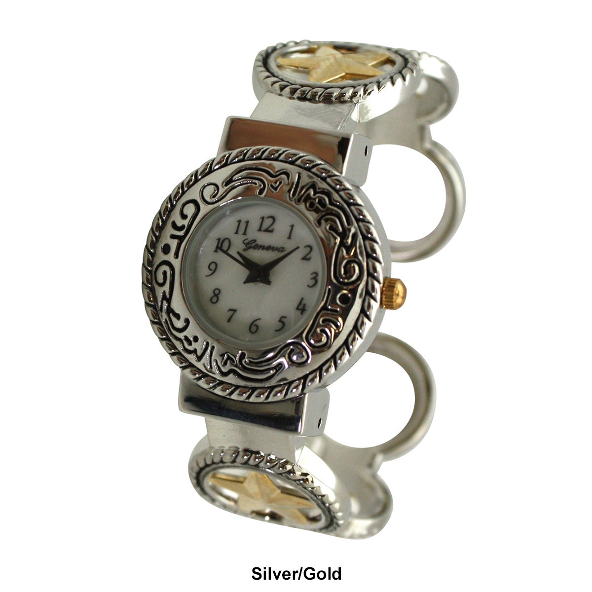 Womens Olivia Pratt(tm) Circles Shape Bangle Watch - H3578