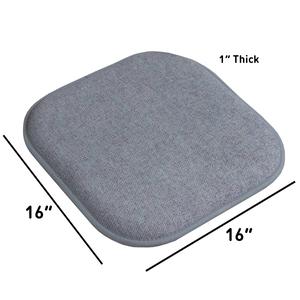Sweet Home Collection Alexis Memory Foam Chair Cushion alternate view