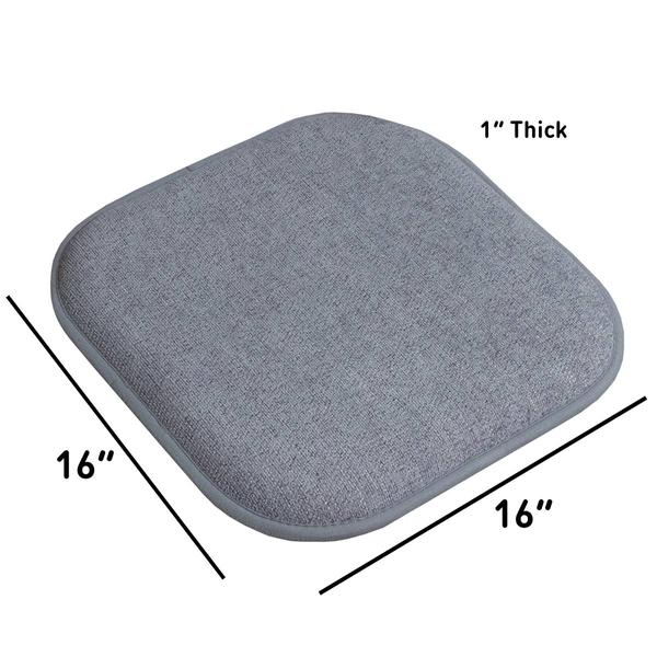 Sweet Home Collection Alexis Memory Foam Chair Cushion alternate view