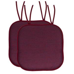 Sweet Home Collection Cameron No Slip Back Chair Pad w/ Ties
