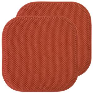 Sweet Home Collection Honeycomb Memory Foam Non-Slip Chair Pads