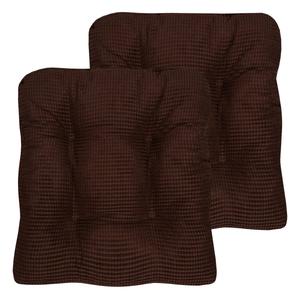 Sweet Home Collection Memory Foam Non-Slip Tufted Chair Cushions