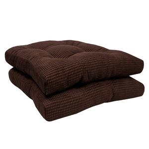 Sweet Home Collection Memory Foam Non-Slip Tufted Chair Cushions alternate view