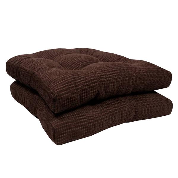 Sweet Home Collection Memory Foam Non-Slip Tufted Chair Cushions alternate view