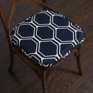 Sweet Home Collection Mirage Hexagonal Memory Foam Chair Pads alternate view