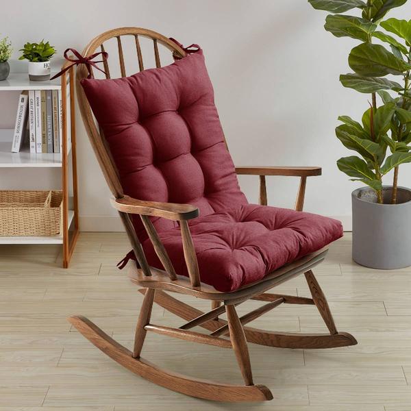 Sweet Home Collection 2pc. Non-Slip Rocking Chair Cushions