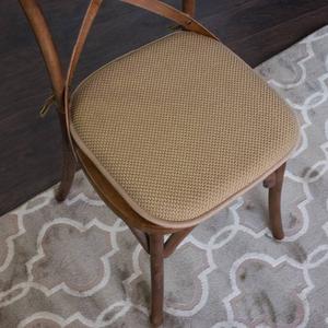 Sweet Home Collection Honeycomb Memory Foam Chair Pads w/ Ties alternate view
