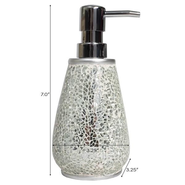 Sweet Home Collection Glamour 4pc. Bath Accessory Set alternate view